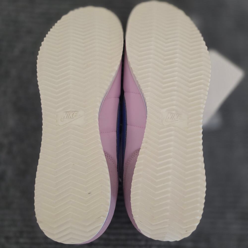 Nike Women's Size 10 Cortez Textile Sneaker Pink Sail Paramount Blue NIB - Picture 11 of 11